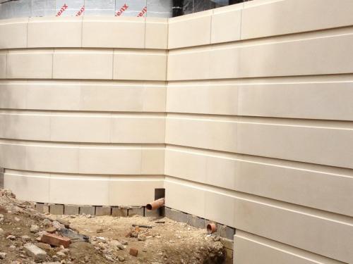 Progress of works at Silverwood House, Blockwork and Masonry Subcontracting by Parkwork Brickwork and Building Services  