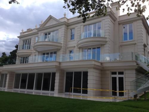 Rear Exterior Progress of works at Silverwood House, Blockwork and Masonry Subcontracting by Parkwork Brickwork and Building Services  