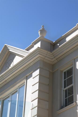 Detail Exterior of Silverwood House, Blockwork and Masonry Subcontracting by Parkwork Brickwork and Building Services  